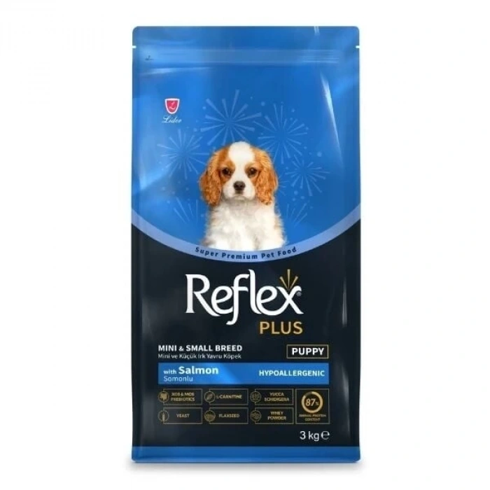 Reflex Plus Somonlu Mini ve Küçük Irk Yavru Köpek Maması 3 Kg