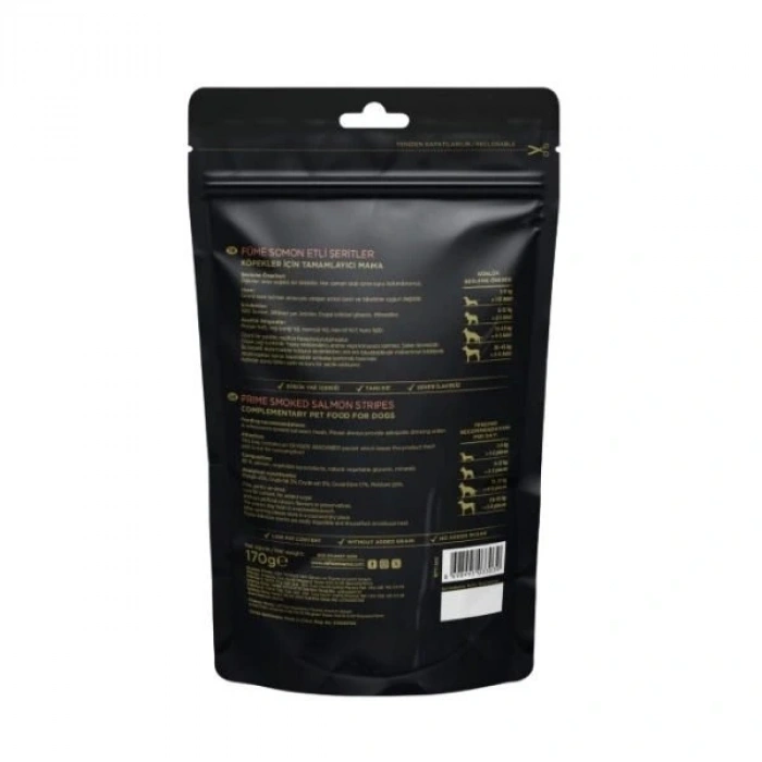 Reflex Snackies Natural Füme Somon Etli Şerit Köpek Ödül Maması 1 Adet 170 Gr