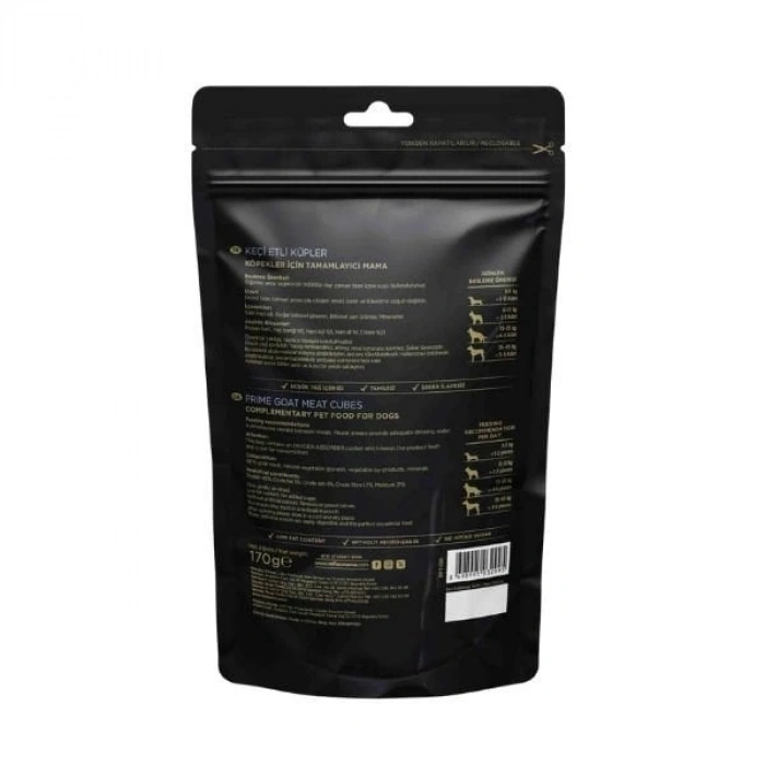 Reflex Snackies Natural Keçi Etli Küpler Tahılsız Köpek Ödül Maması 1 Adet 170 Gr