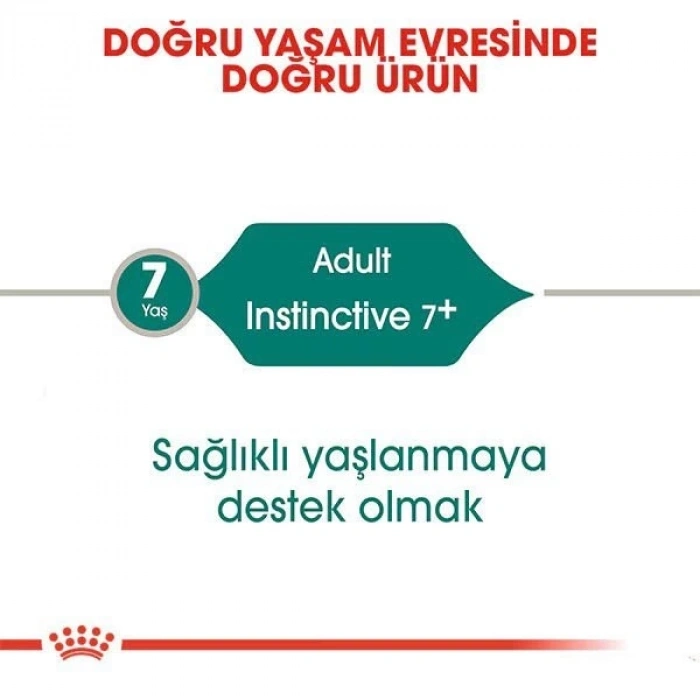 Royal Canin İnstinctive +7 Pouch Yaşlı Konserve Kedi Maması 1 Adet 85 Gr