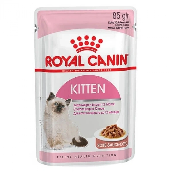 Royal Canin Kitten Gravy Pouch Yavru Konserve Kedi Maması 1 Adet 85 Gr