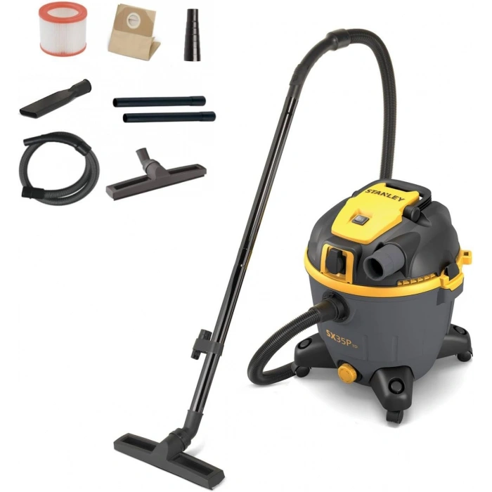 Stanley SXVC35PTDE 1600 W 35 LT Islak/Kuru Elektrikli Süpürge