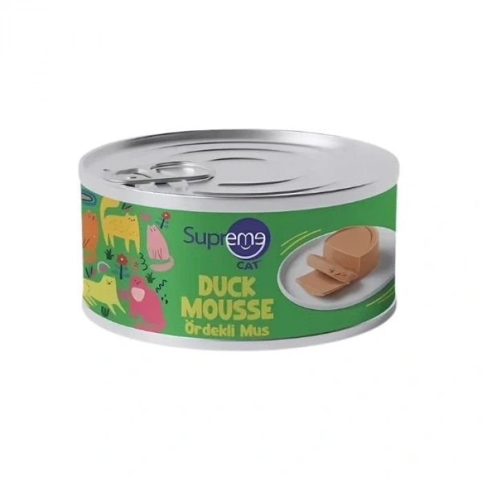 Supreme Cat Püre Ördekli Yetişkin Konserve Kedi Maması 85 Gr Tekli