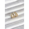 316L Çelik Gold Renk Samanyolu Model Kadın Yüzük