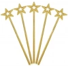 Altın Renk Yıldız Peri Asası Peri Değneği 34 Cm 1 Adet