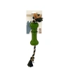 Beeztees Sumo Mini Dentel Kemik İpli Kauçuk Köpek Oyuncağı Yeşil 20 Cm