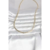 CM 14K Gold Renk Yassı Zincir Model 45 cm Kadın Kolye