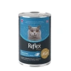 Reflex Plus Jöle İçinde Alabalıklı ve Ton Balıklı Yetişkin Konserve Kedi Maması 1 Adet 400 Gr