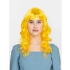 Sarı Renk Uzun Dalgalı Parti Peruğu