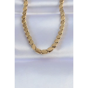 316L Çelik Gold Renk Arpa Model Kolye