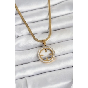 316L Çelik İtalyan Zincir Model Çeyrek Takılabilir Kadın Kolye