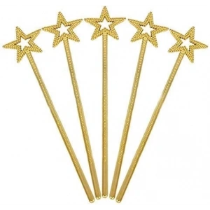 Altın Renk Yıldız Peri Asası Peri Değneği 34 Cm 1 Adet