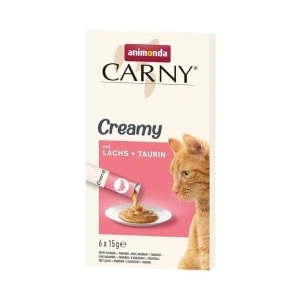 Animonda Snack Carny Somonlu ve Taurinli Sıvı Kedi Ödül Maması 1 Adet 6x15 Gr