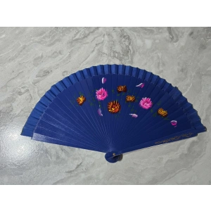 Bambu Çift Taraflı Yelpaze Karışık Renkler 12li Paket