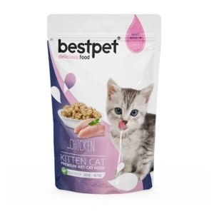 BestPet Kitten Jelly Pouch Yavru Kedi Maması 1 Adet 85 Gr