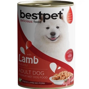 Bestpet Kuzulu Gravy Yetişkin Köpek Konservesi 1 Adet 400 Gr