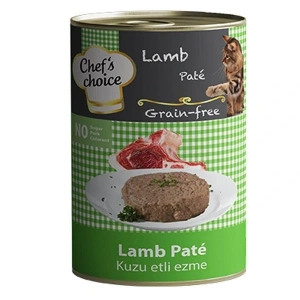 Chefs Choice Kıyılmış Kuzulu Yetişkin Konserve Kedi Maması 1 Adet 400 Gr
