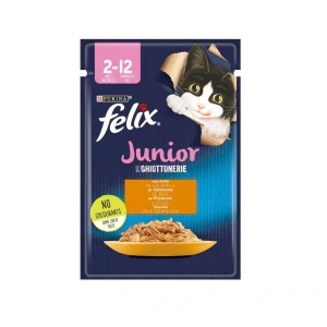 Felix Kitten Tavuklu Yavru Yaş Kedi Maması 1 Adet 85 Gr