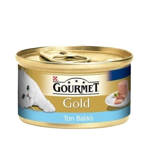 Gourmet Gold Kıyılmış Ton Balıklı Yetişkin Konserve Kedi Maması 1 Adet 85 Gr
