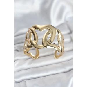 Pirinç Gold Renk Vintage Kadın Bileklik