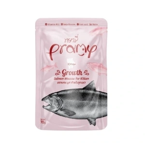 Pramy Mousse Somonlu Pouch Yavru Konserve Kedi Maması 1 Adet 70 Gr