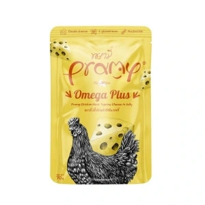 Pramy Omega Plus Jöle İçinde Tavuklu ve Peynirli Pouch Yetişkin Konserve Kedi Maması 1 Adet 70 Gr
