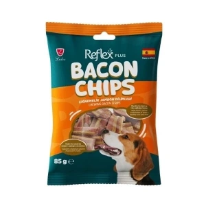 Reflex Plus Bacon Chips Çiğnemelik Jambon Dilimleri Köpek Ödül Maması 1 Adet 85 Gr