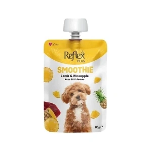 Reflex Plus Smoothie Kuzu Etli ve Ananaslı Sıvı Yetişkin Köpek Ödül Maması 1 Adet 85 Gr