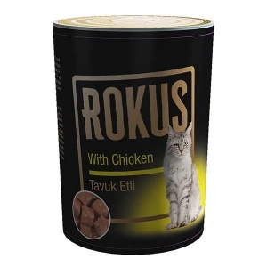 Rokus Tavuklu Yetişkin Konserve Kedi Maması 1 Adet 410 Gr