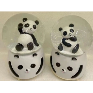 Siyah-beyaz Panda Kar Küresi Büyük Boy