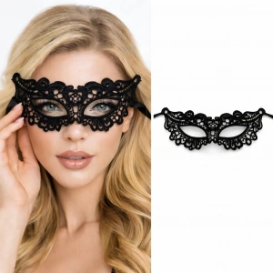 Siyah Dantel Venedik Maskesi Kadın – Zarif Parti  Balo Maskesi 8 No
