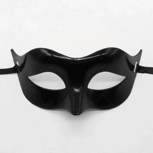 Siyah Renk Masquerade Kostüm Partisi Venedik Balo Maskesi