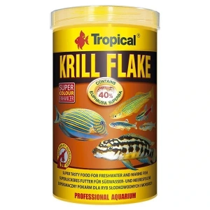 Tropical Krill Flakes Tropikal Balıklar için Krill İçerikli Pul Balık Yemi 100 Ml 20 Gr