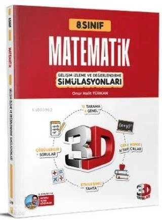 3D 8. Sınıf Matematik Gelişim İzleme Değerlendirme Simülasyonları