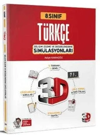 3D 8. Sınıf Türkçe Gelişim İzleme Değerlendirme Simülasyonları