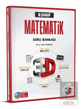 3D 8. Sınıf Matematik Soru Bankası