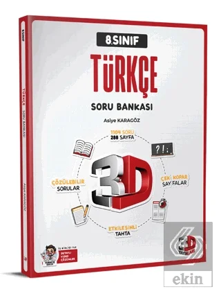 3D 8. Sınıf Türkçe Soru Bankası