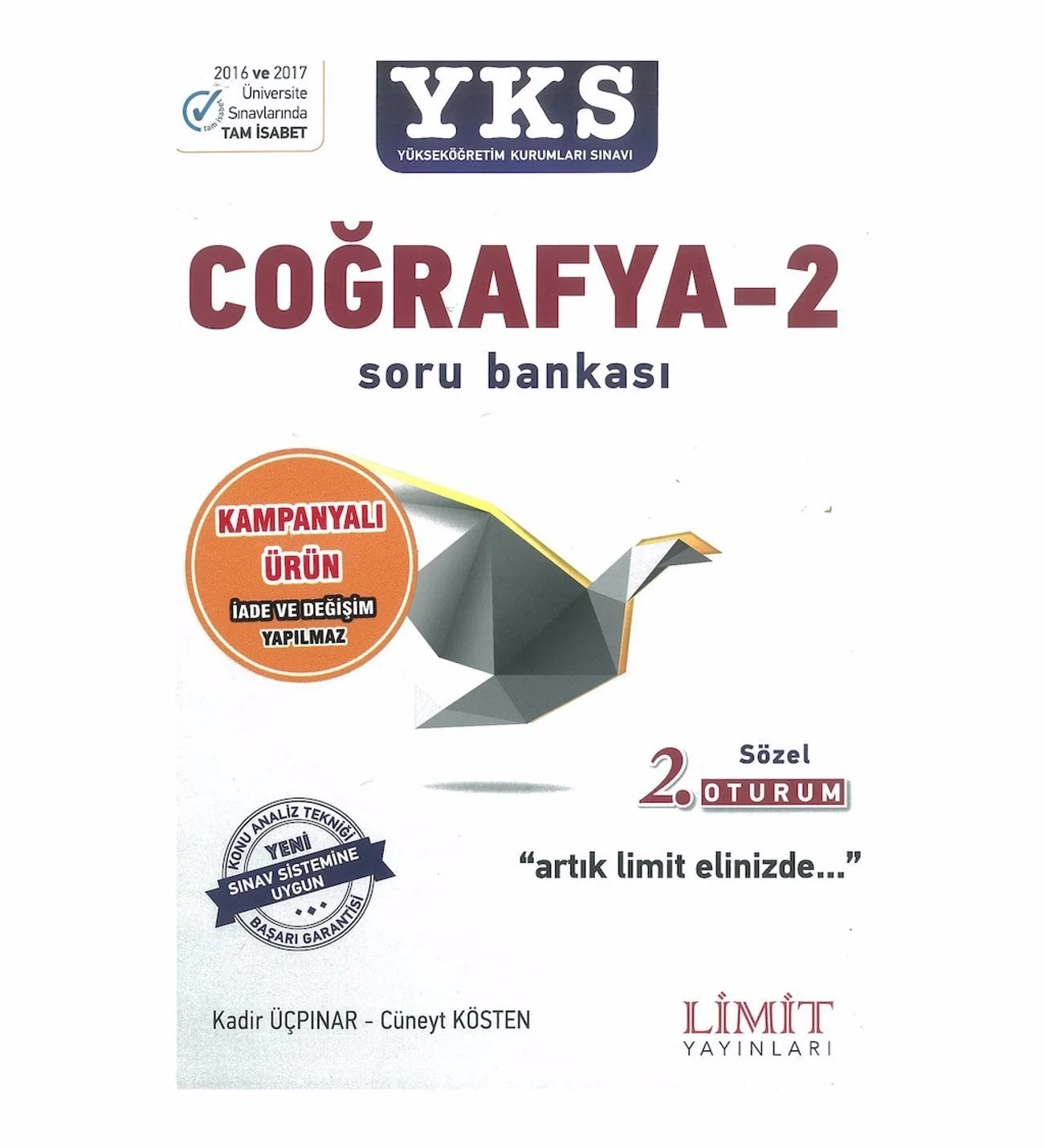 *Kampanya* Limit Yks Coğrafya 2 Soru Bankası Sözel 2.Oturum