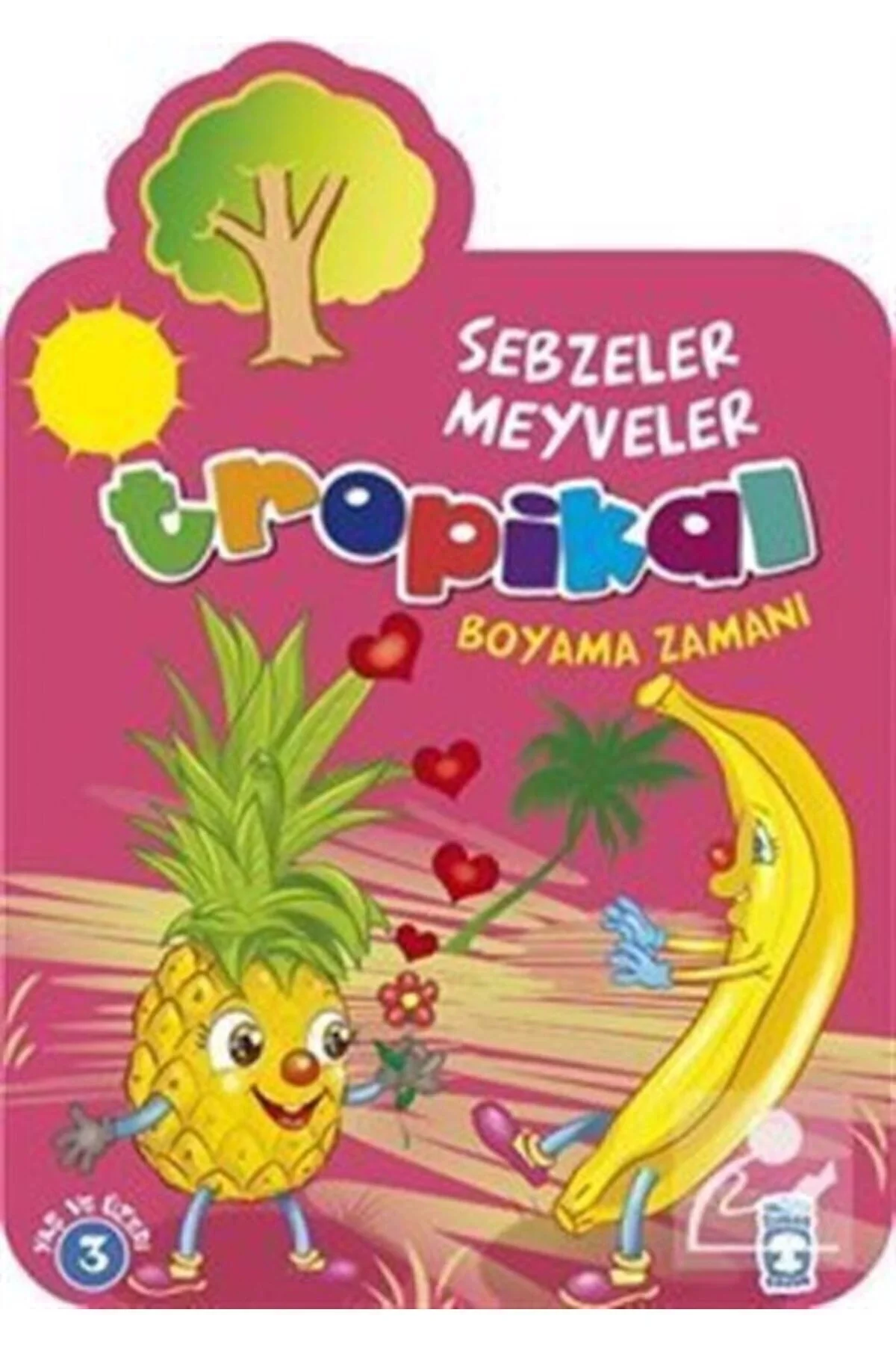 Sebzeler Meyveler Tropikal Boyama Zamanı Timaşçocuk