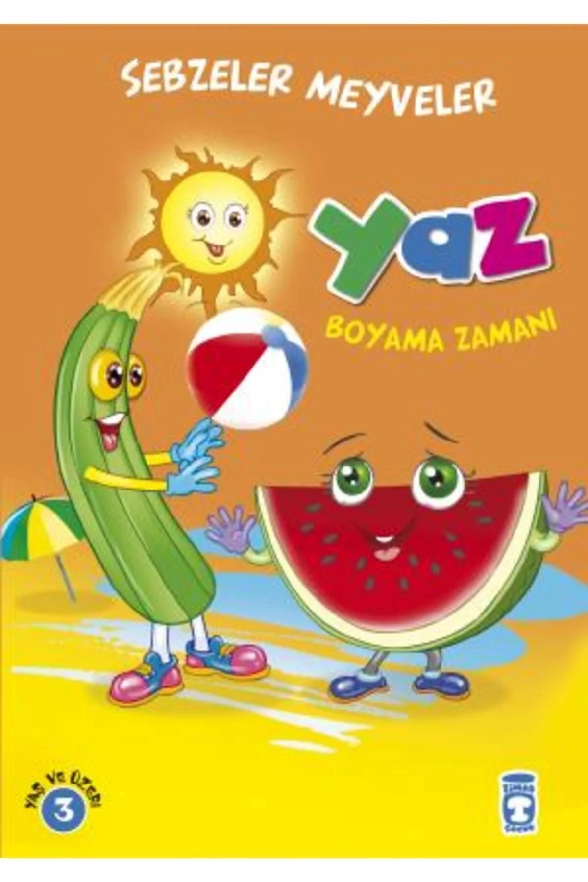 Sebzeler Meyveler Yaz Boyama Zamanı Timaşçocuk