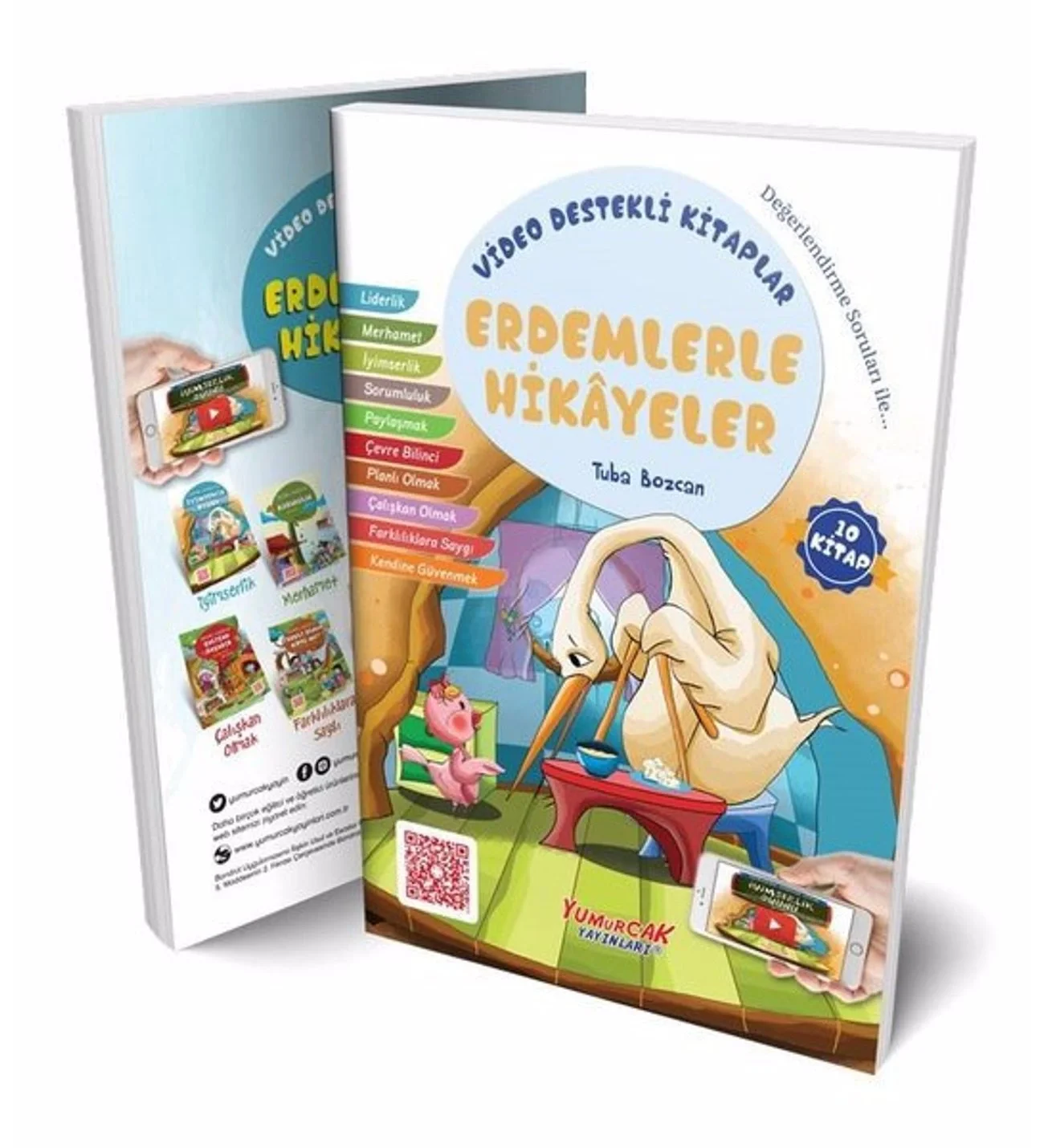 Erdemlerle Hikayeler 10 Kitap Set Yumurcak