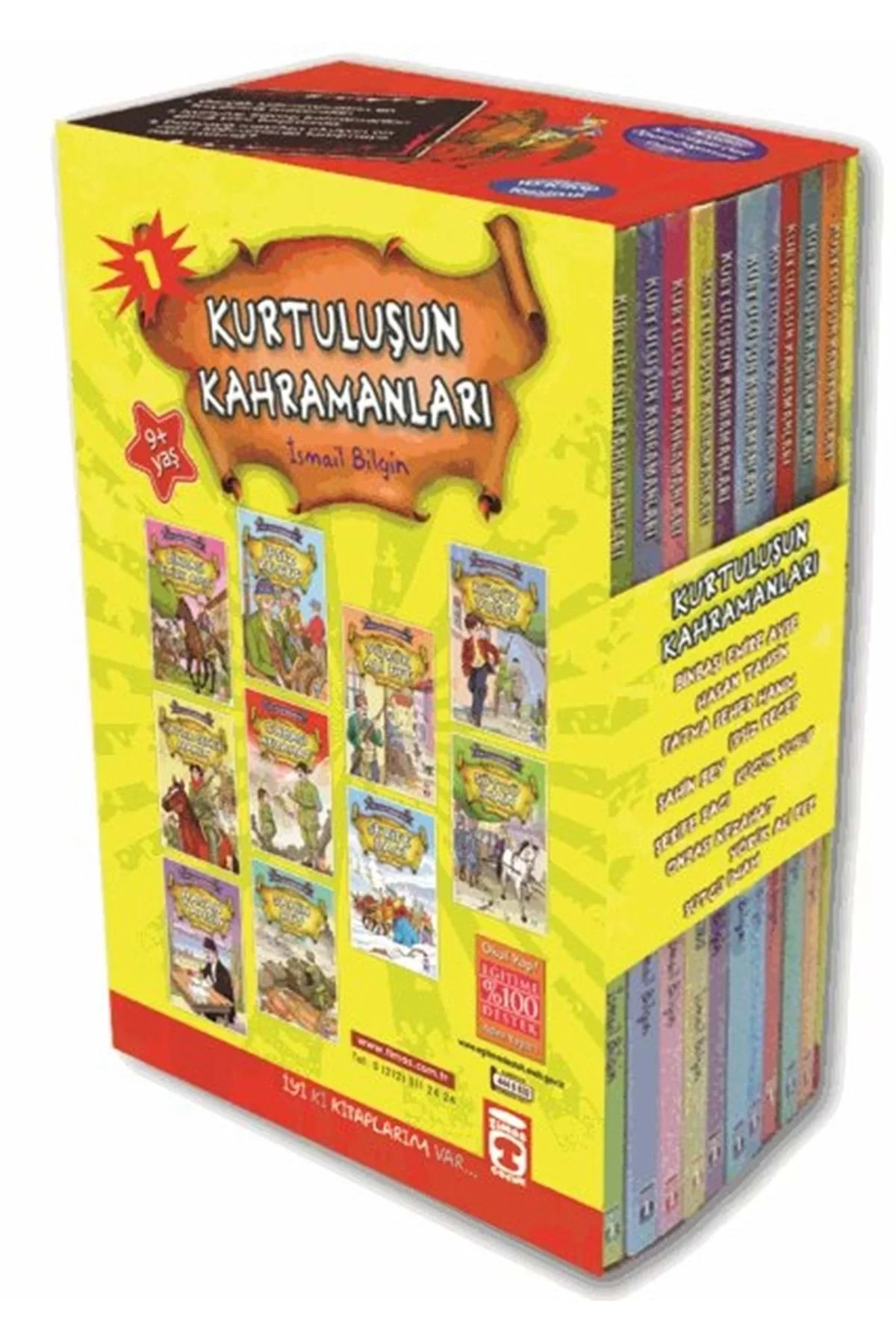 Kurtuluşun Kahramanları 1. Set 10 Kitap Timaş Çocuk