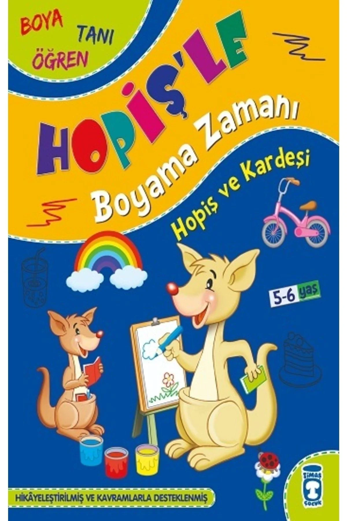 Hopiş Ve Kardeşi Hopişle Boyama Zamanı 5-6 Yaş Timaşçocuk