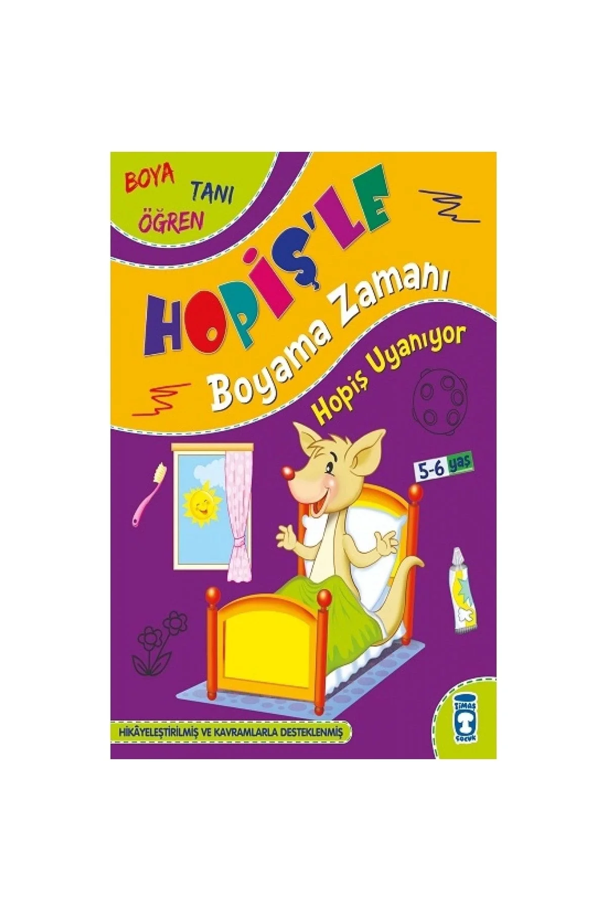 Hopiş Uyanıyor Hopişle Boyama Zamanı 5-6 Yaş Timaşçocuk