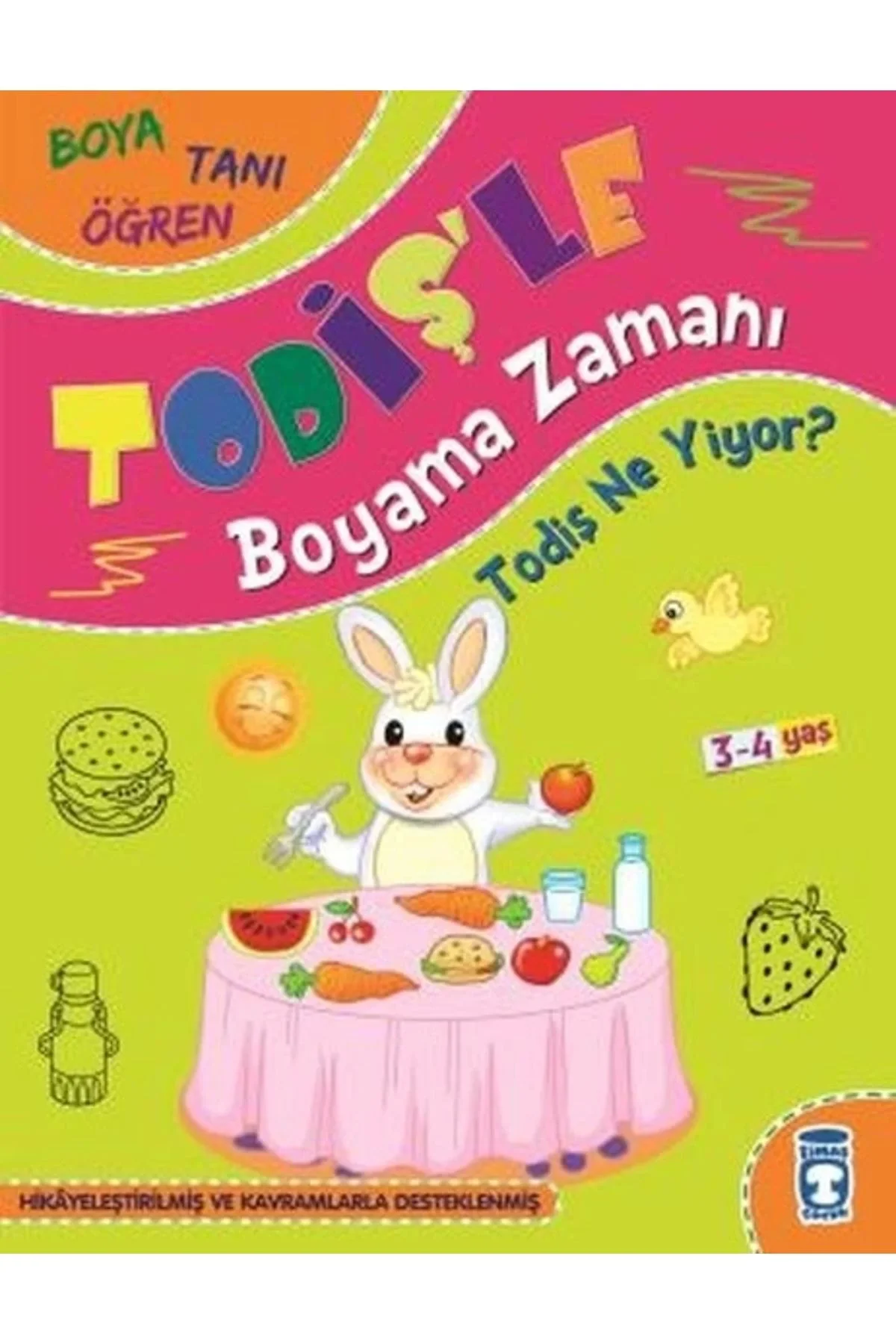 Todiş Ne Yiyor ? Todişle Boyama Zamanı 3-4 Yaş Timaşçocuk