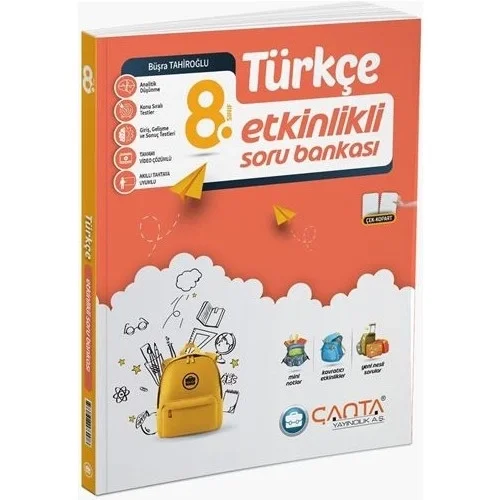 Çanta 8.Sınıf Etkinlikli Türkçe Soru Bankası
