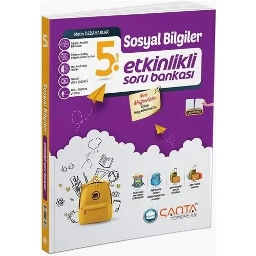 Çanta 5.Sınıf Sosyal Bilgiler Etkinlikli Soru Bankası