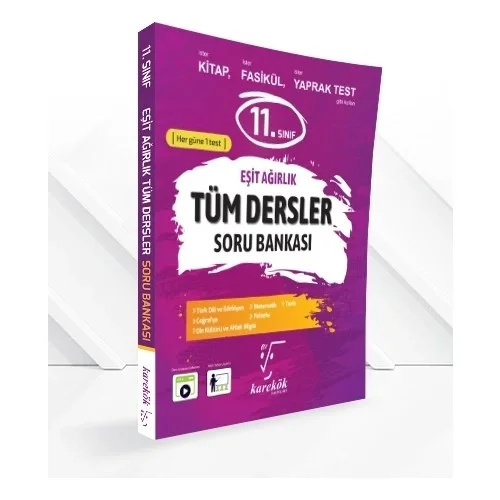 Karekök 11.Sınıf Eşit Ağırlık Soru Bankası Seti