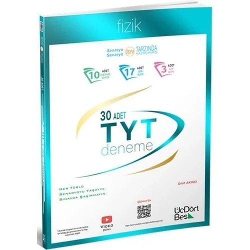 Tyt Fizik 30 Deneme Üçdörtbeş Yayın