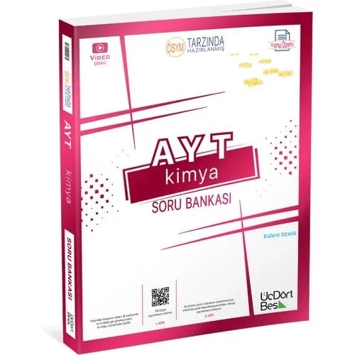 Ayt Kimya Soru Bankası Üçdörtbeş Yayın